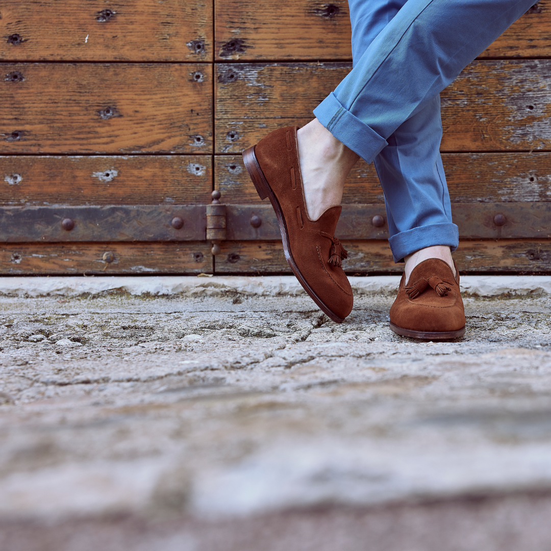 Crockett & Jones | Cavendish | Polo Brown Calf Suede Crockett & Jones | Cavendish | Polo Brown Calf Suede