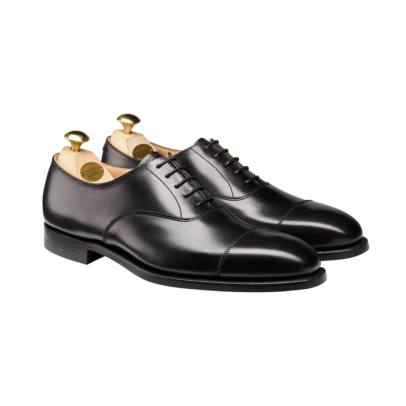 Crockett & Jones | Hallam | Black Calf – Palmer Menswear