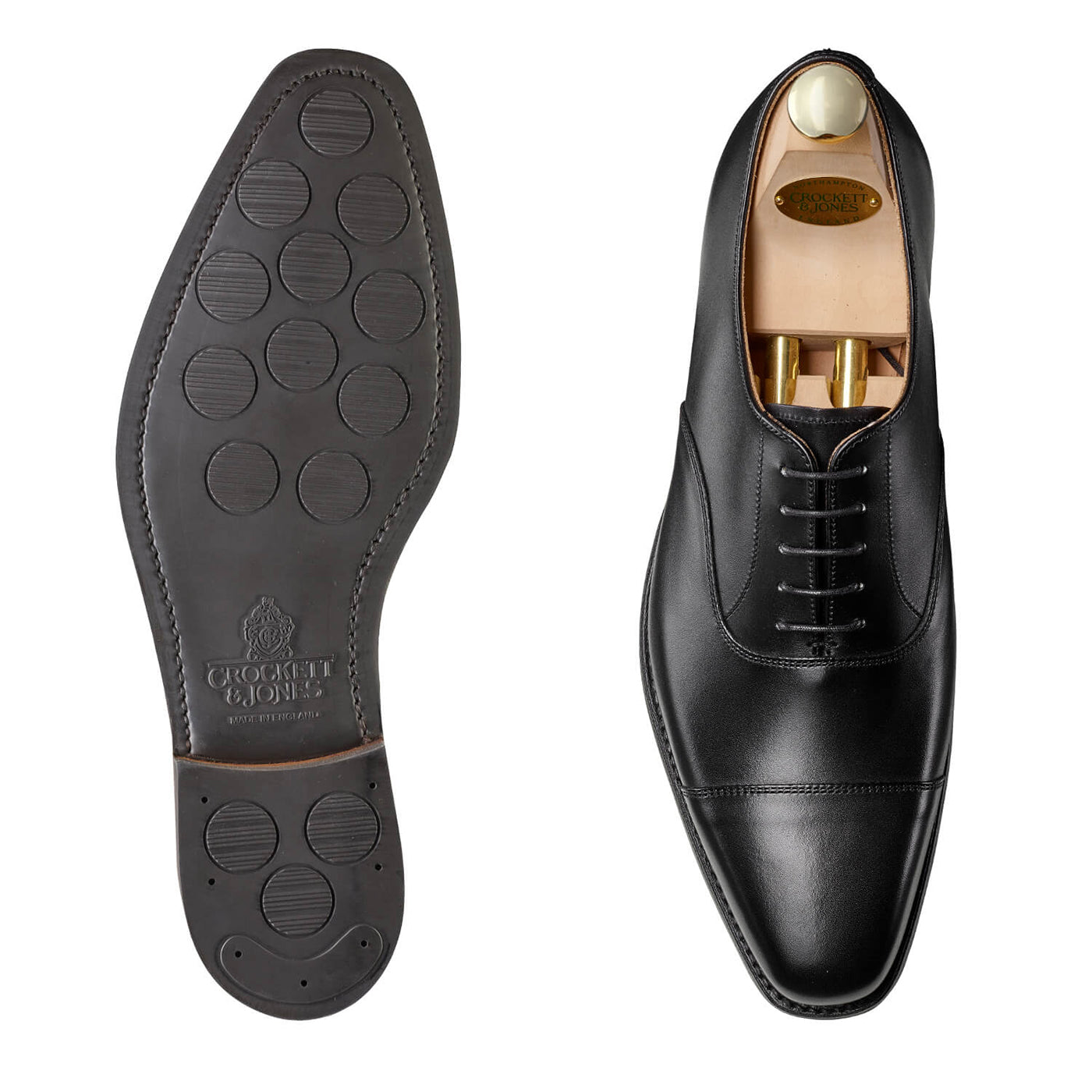 Crockett & Jones | Hallam | Black Calf – Palmer Menswear